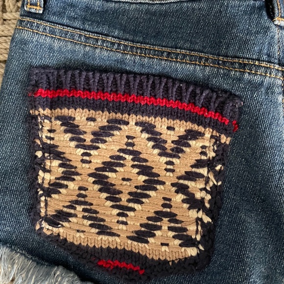 Denim knit pocket PS Erin Wasson shorts - Picture 3 of 5